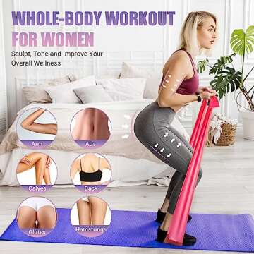Resistance Bands for Women Fitness and Therapy