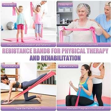 Resistance Bands for Women Fitness and Therapy