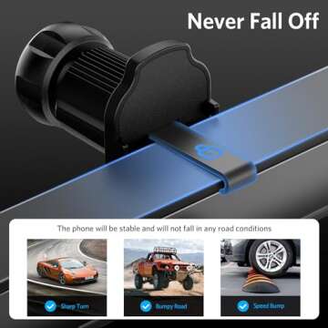 Wireless Car Charger, BESTEK 15W Fast Charging Auto Clamping Car Phone Holder with QC3.0 Car Charger, Air Vent Car Phone Mount Compatible with iPhone 15/14/13/12/X/8 Series, Samsung, LG,Google