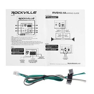 Rockville RVB10.1A 10 Inch Active Subwoofer with Enclosure