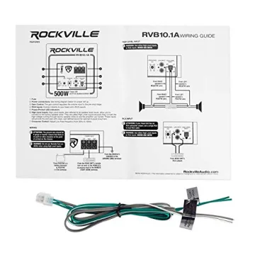 Rockville RVB10.1A 10 Inch Active Subwoofer with Enclosure