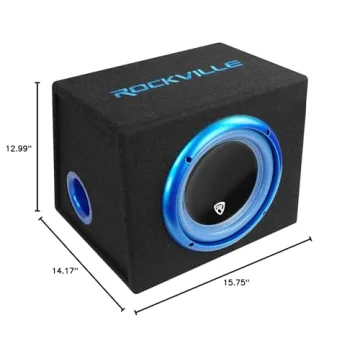 Rockville RVB10.1A 10 Inch Active Subwoofer with Enclosure