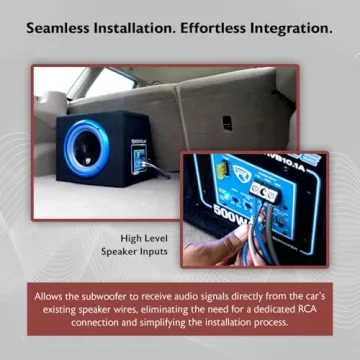 Rockville RVB10.1A 10 Inch Active Subwoofer with Enclosure