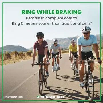 Ultimate Trigger Bell v6 - Safer Bike Bell Made in UK