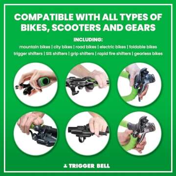 Ultimate Trigger Bell v6 - Safer Bike Bell Made in UK