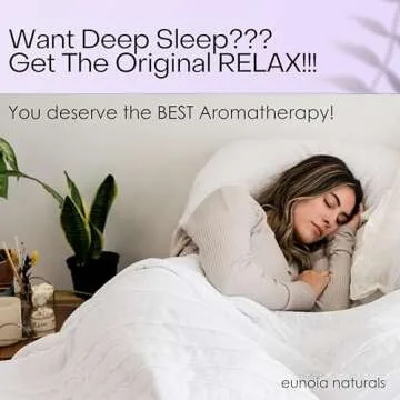 The Original Relax Lavender Sleep Aromatherapy Mist, All Natural Lavender Pillow Spray, Lavender & Chamomile Oils, Breath Easy to Sleep, Calming Lavender Room Spray, No Fragrance or Chemicals