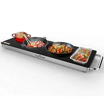 NutriChef Portable Electric Food Hot Plate for Every Occasion