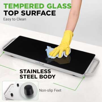 NutriChef Portable Electric Food Hot Plate for Every Occasion