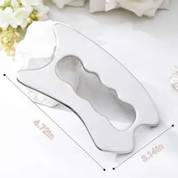 Moikiwi Stainless Steel Gua Sha for Muscle Recovery and Skincare
