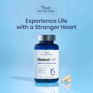 1MD Nutrition CholestMD - Olive Leaf & Garlic Capsules