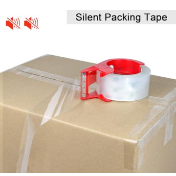 BOMEI PACK No Noise Silent Packing Tape - 6 Rolls, 55 Yards