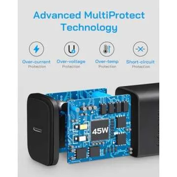 2 Pack USB C Charger Block for 45W Samsung Charger Type C Fast Charging with 6 FT Type C to C Cable ...