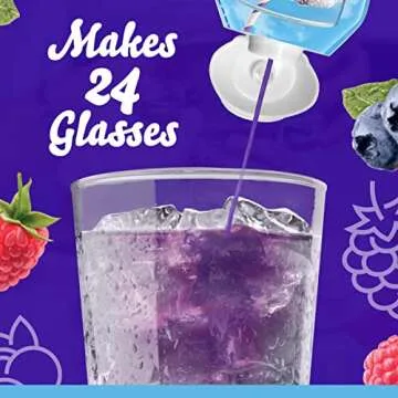Crystal Light Sugar-Free Zero Calorie Liquid Water Enhancer - Blueberry Raspberry (1.62 fl oz Bottle)