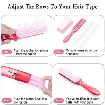 KTKUDY Curl Defining Brush for All Hair Types