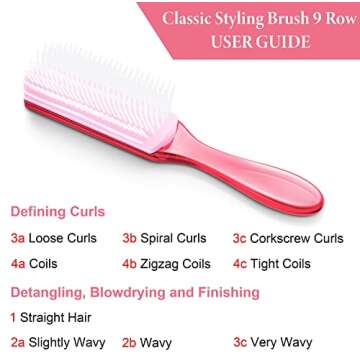 KTKUDY Curl Defining Brush for All Hair Types