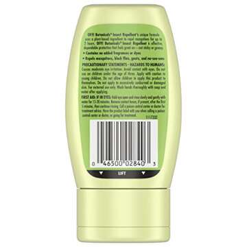 OFF! Botanicals Insect Repellent Lotion, Plant-Based Bug and Mosquito Repellent, 4 oz