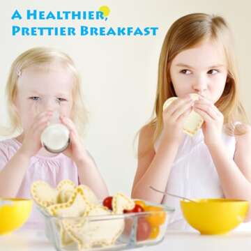 Delightful Sandwich Cutter and Sealer Set - 5 Fun Shapes for Kids' Lunches