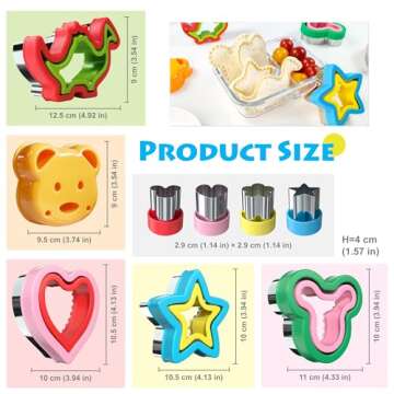 Funny Sandwich Cutter and Sealer Set for Kids