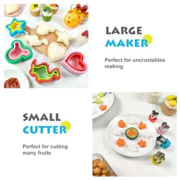 Funny Sandwich Cutter and Sealer Set for Kids