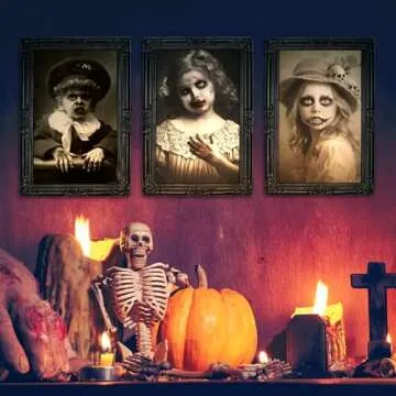 3D Scary Halloween Picture Frames for Stunning Decor