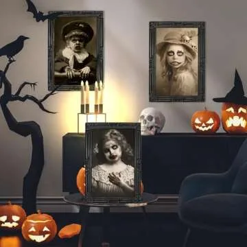 3D Scary Halloween Picture Frames for Stunning Decor