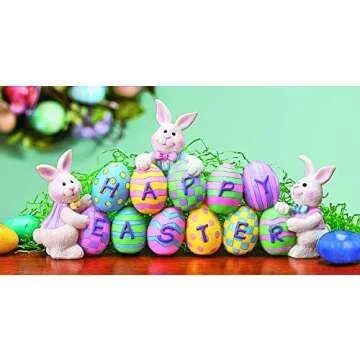 Easter Eggs & Bunnies Centerpiece for Festive Decor
