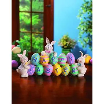 Easter Eggs & Bunnies Centerpiece for Festive Decor