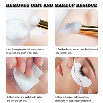 Mererke Pretty LASH SHAMPOO - Gentle Eyelash Foaming Cleanser