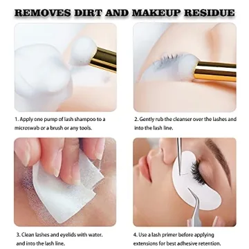 Mererke Pretty LASH SHAMPOO - Gentle Eyelash Foaming Cleanser