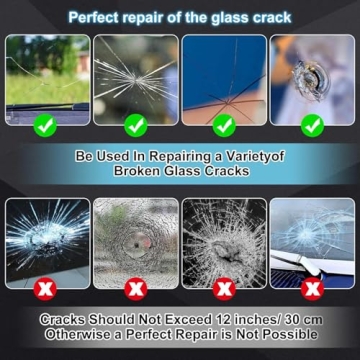 2025 Car Windshield Repair Kit Fix Chips Cracks Fast