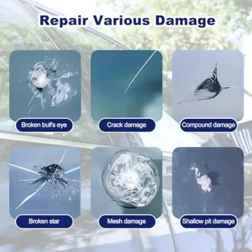 2025 Car Windshield Repair Kit Fix Chips Cracks Fast