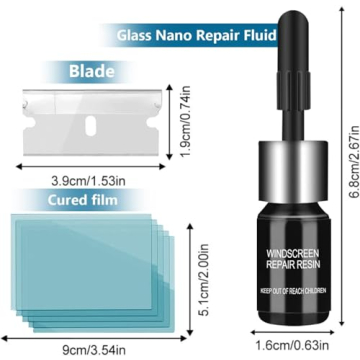 2025 Car Windshield Repair Kit Fix Chips Cracks Fast