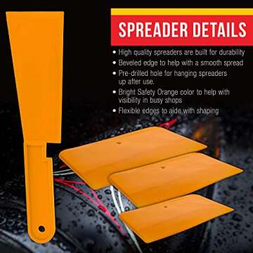 Custom Shop Automotive Body Filler Mixing Board Kit