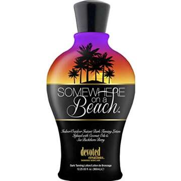 Somewhere on a Beach Instant Dark Tanning Lotion 12.25 oz - Streak Free Formula