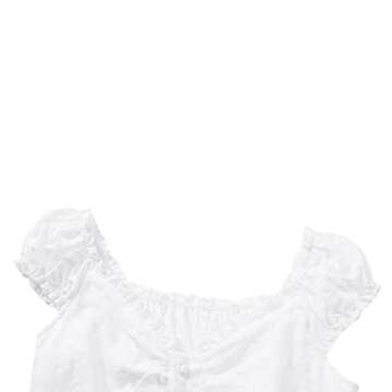Mxiqqpltky Fairy Grunge Crop Top Short Sleeve Lace Tee