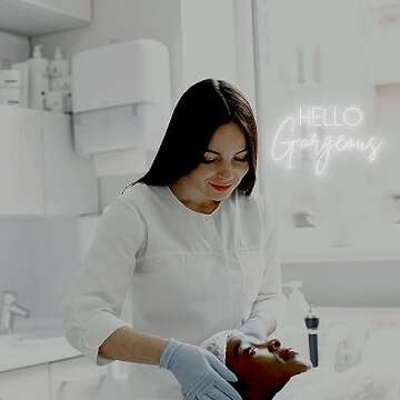 Hello Gorgeous Neon Signs for Wall Decor, 16.9 * 10.7 Inches Hello Gorgeous Neon Lights for Home Party Wedding Bar Club Gifts, Neon Sign Wall Decorations Home Party Decor, INSNEnN