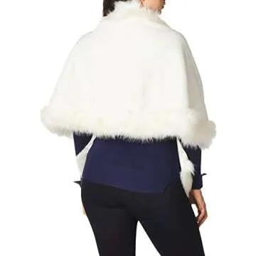 Forum Novelties womens Vintage Hollywood Faux Mink Stole Adult Sized Costumes, White, One Size US