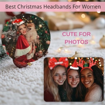 Fun SEVEN STYLE Christmas Headbands for Festive Celebrations