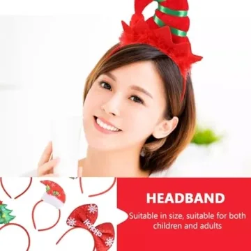 Fun SEVEN STYLE Christmas Headbands for Festive Celebrations