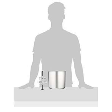 Estilo Stainless Steel Utensil Holder Jumbo, Kitchen Utensils Holder 7" x 7"