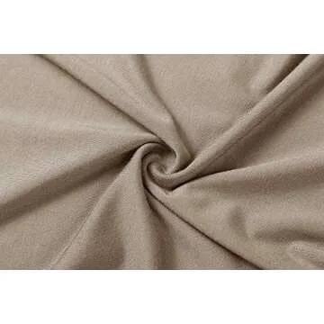 Herou Womens Turtleneck Casual Long Sleeve Slim Fitted Layer Tops Shirts Light Coffee Large