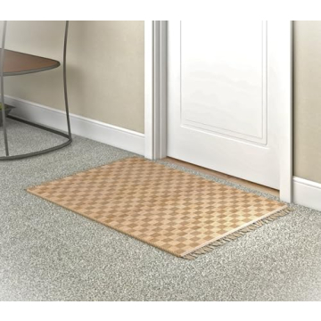 2x3 Ft Hand Woven Jute Rug Stylish and Eco-Friendly