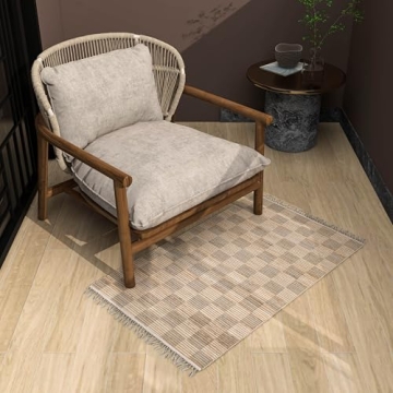 2x3 Ft Hand Woven Jute Rug Stylish and Eco-Friendly