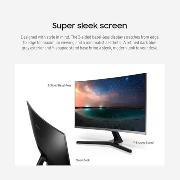 SAMSUNG 32" CR50 FHD Curved Monitor with Freesync