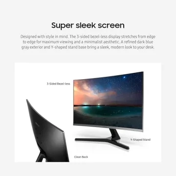 SAMSUNG 32" CR50 FHD Curved Monitor with Freesync