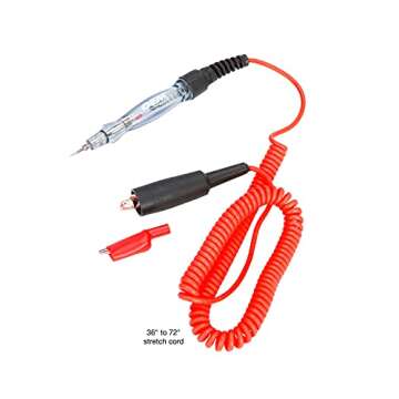 OEMTOOLS 25936 Mini Circuit Tester for 6 Volt and 12 Volt Systems, Open Circuit Finder, Ground Testi...