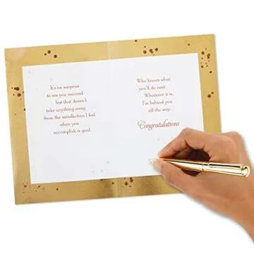 Hallmark Congratulations Card or Graduation Card (You Worked for This)