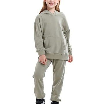 Amropi Boy's Stylish Hooded Tracksuit Set for Ages 9-10