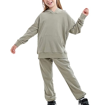 Amropi Boy's Stylish Hooded Tracksuit Set for Ages 9-10