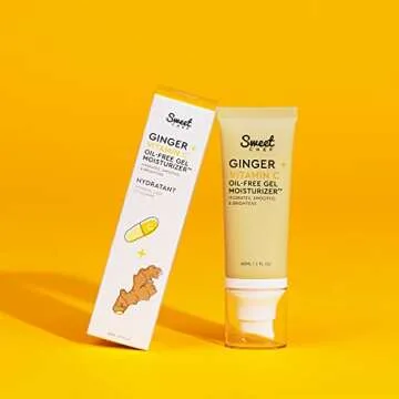 Sweet Chef Ginger + Vitamin C Oil-Free Gel Moisturizer - Antioxidant-Rich Soothing Daily Moisturizer...